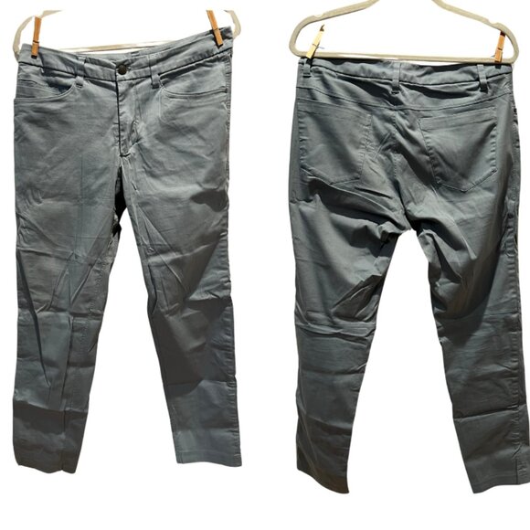 Lululemon Commission Pant Classic *Swift Cotton 30" Chambray (light blue) - Picture 5 of 6